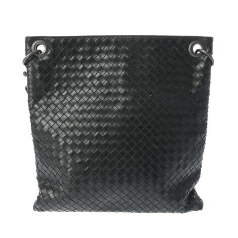 Bottega Veneta Black Leather Shoulder Bag